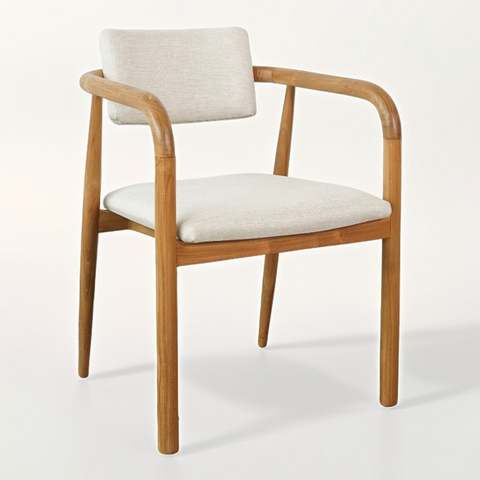 Rico Dining Chair Cushioned Backrest Cushioned Seat