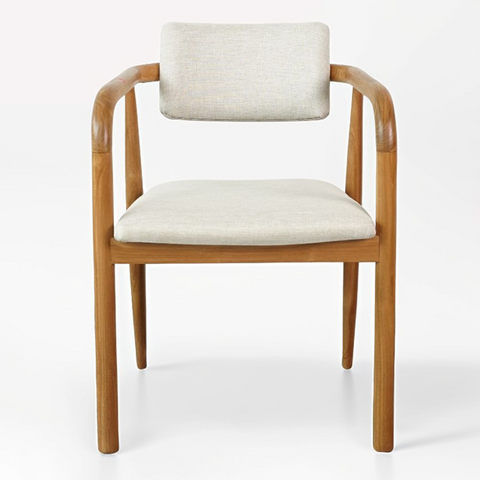 Rico Dining Chair Cushioned Backrest Cushioned Seat