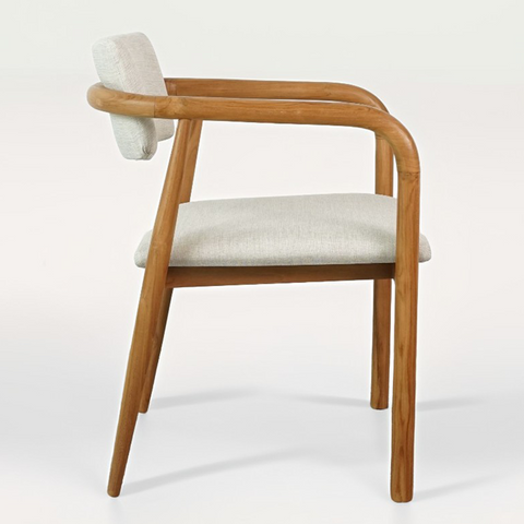 Rico Dining Chair Cushioned Backrest Cushioned Seat