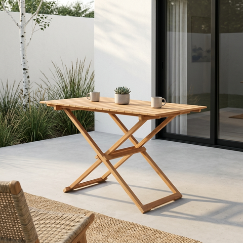 Richard Rectangular Folding Dining Table